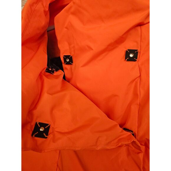Pretty Rugged Waterproof Puffer Vest Orange M/L NWT Puffy Warm Fall Vibes - Picture 3 of 10